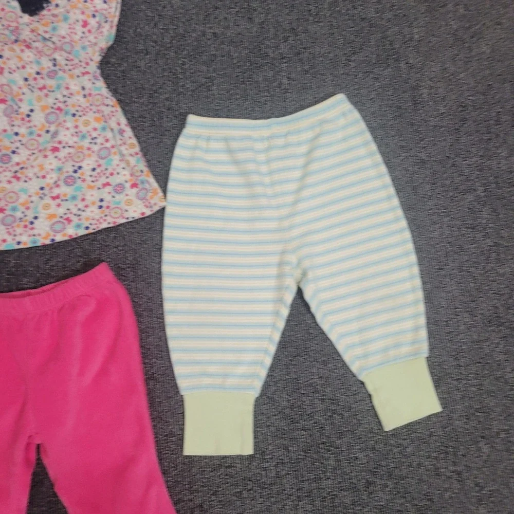 Carter's Garanimals 6-9M Clothing Lot Baby Girl 6pc Hooded Top Floral Leggings